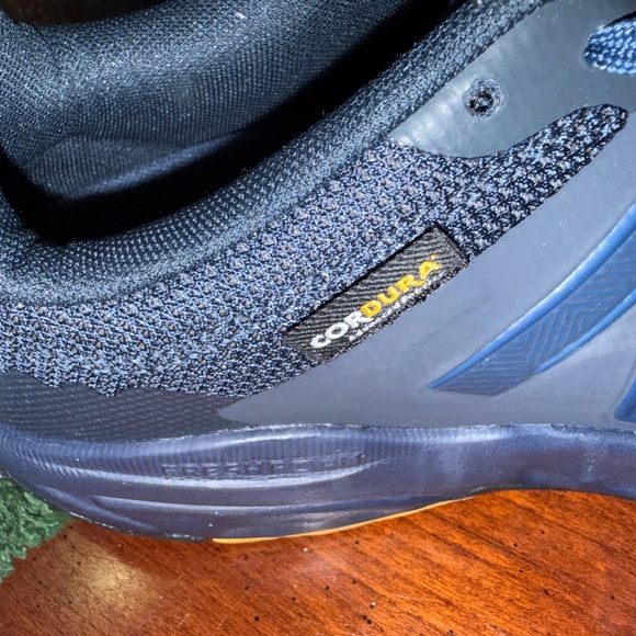 New Balance Men's Dark Blue and Yellow Sneakers - Picture 6 of 8